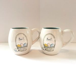 Rae Dunn by Magenta Hunt Mug Lot of 2